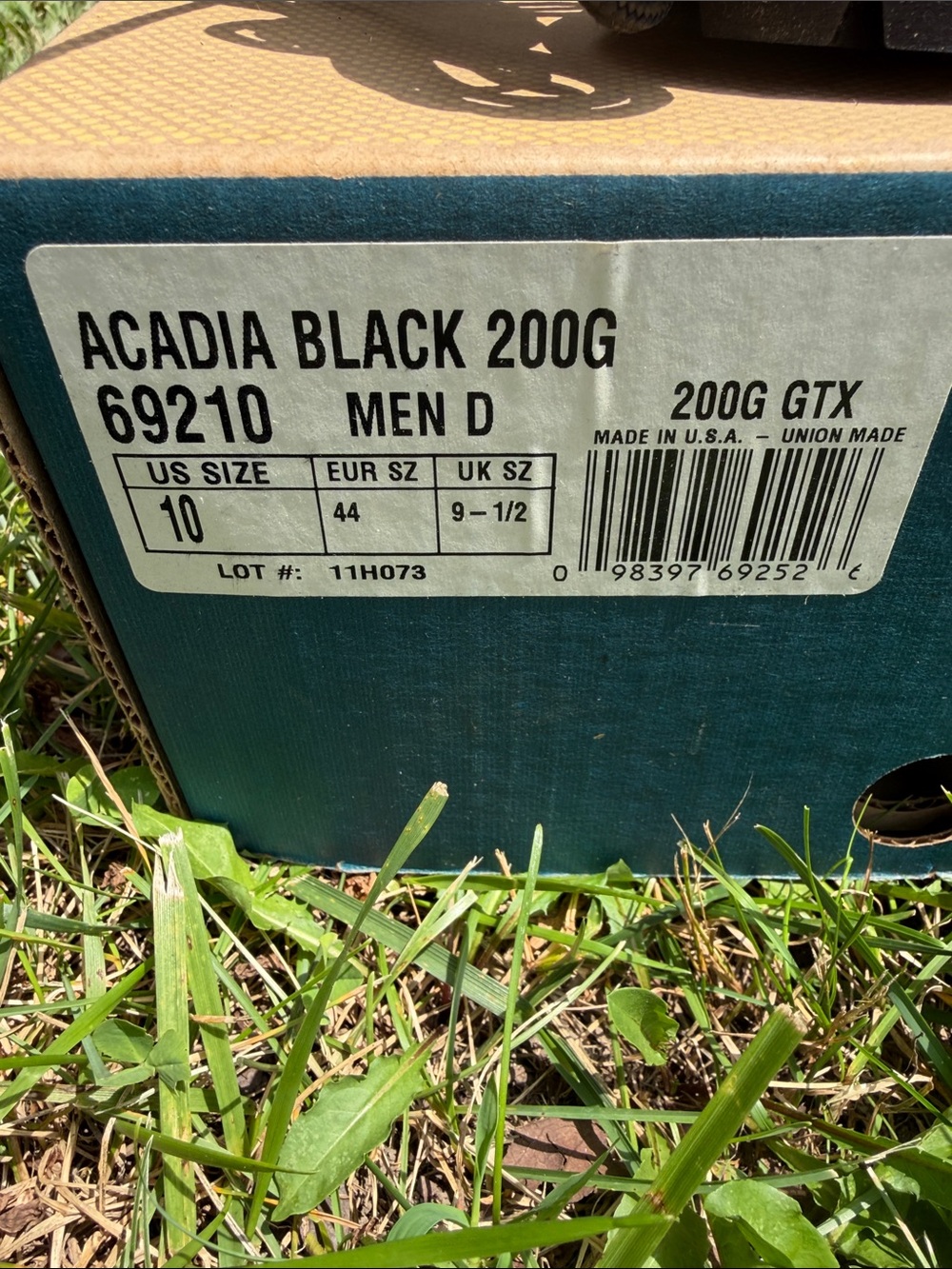 Brand new in box with tags Danner Acadia black 200G Boots size 10 - Picture 2 of 7